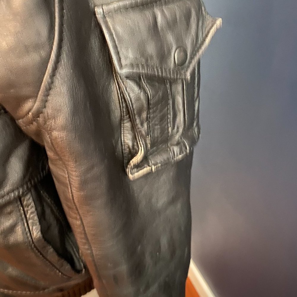 Genuine Flight Jacket First Pullman Amex Leather - image 6